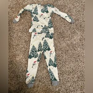 Burt's Bees Kids Family Pajamas Holiday Christmas PJ Set Pajamas Shirt Pants 2T
